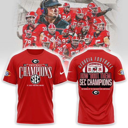 Georgia Bulldogs SEC Football Conference Champions Locker Room Tshirt