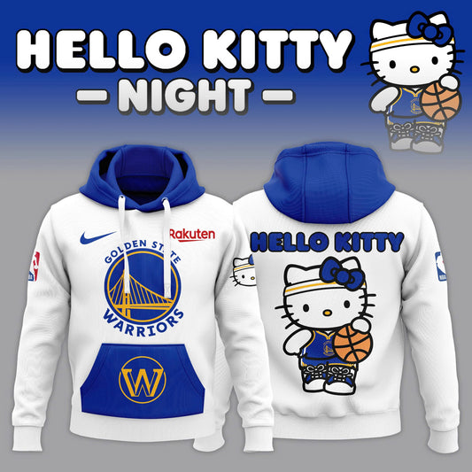 Golden State Warriors x Hello Kitty Night 2026 Special Edition Hoodie