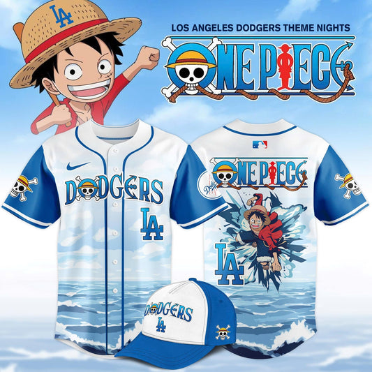 Los Angeles Dodgers MLB x One Piece Night Game Limited Edition Jersey 2025