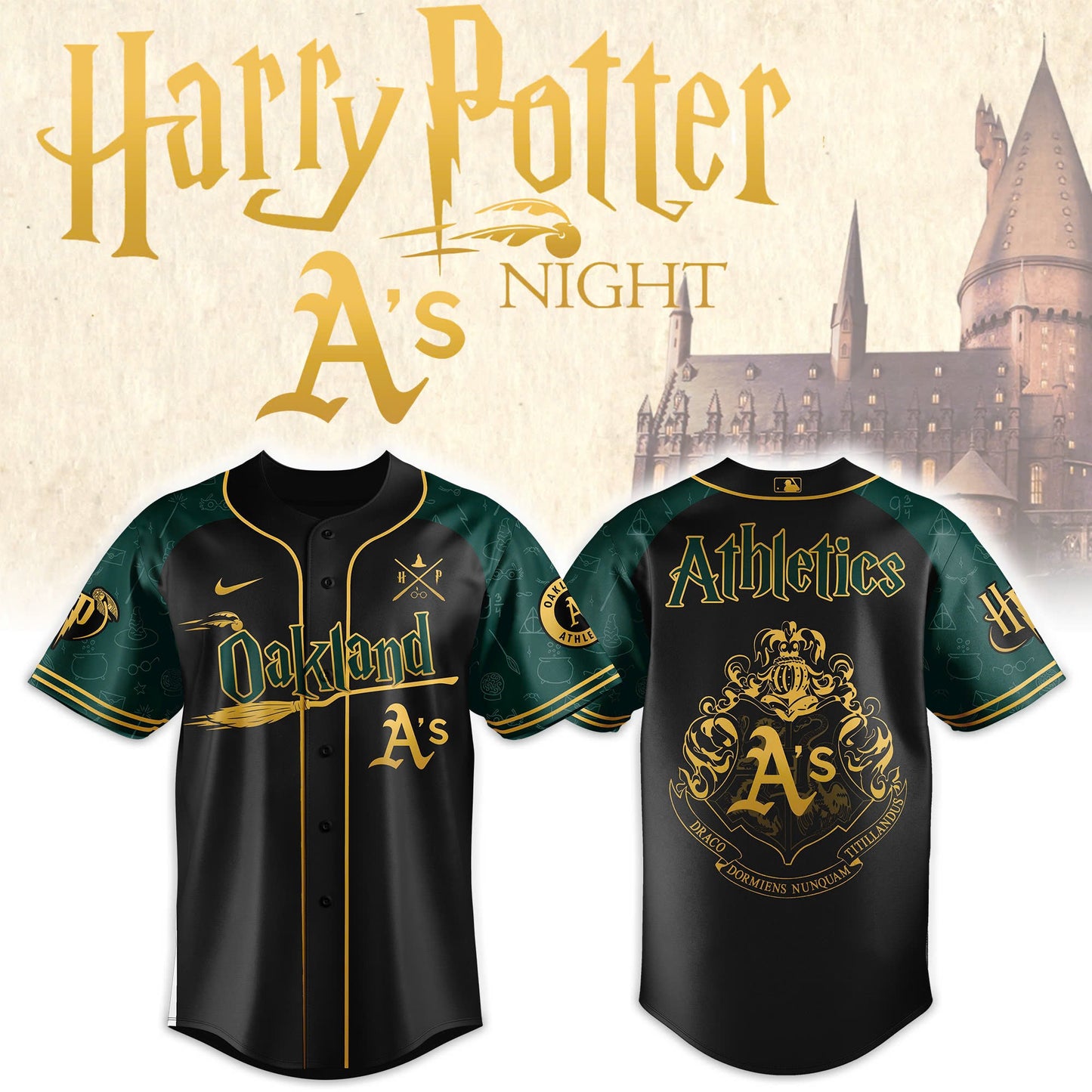 Athletics x Harry Potter Night Heritage Jersey