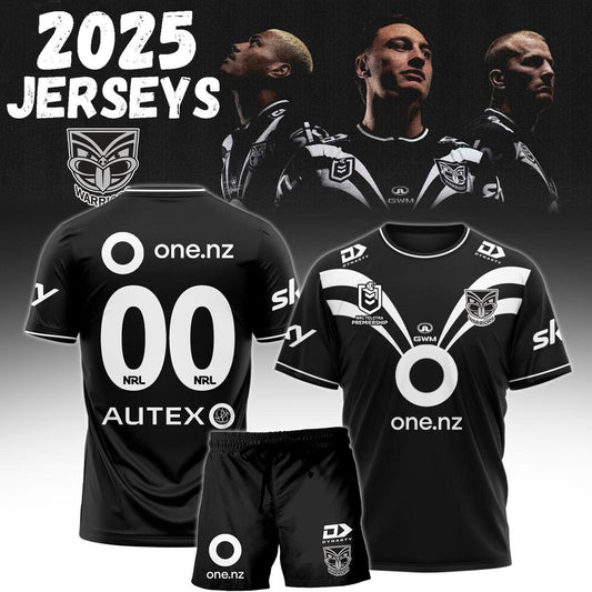 New Zealand Warriors â€˜Dear Warriorâ€™ Jersey 2025 (Custom Number)