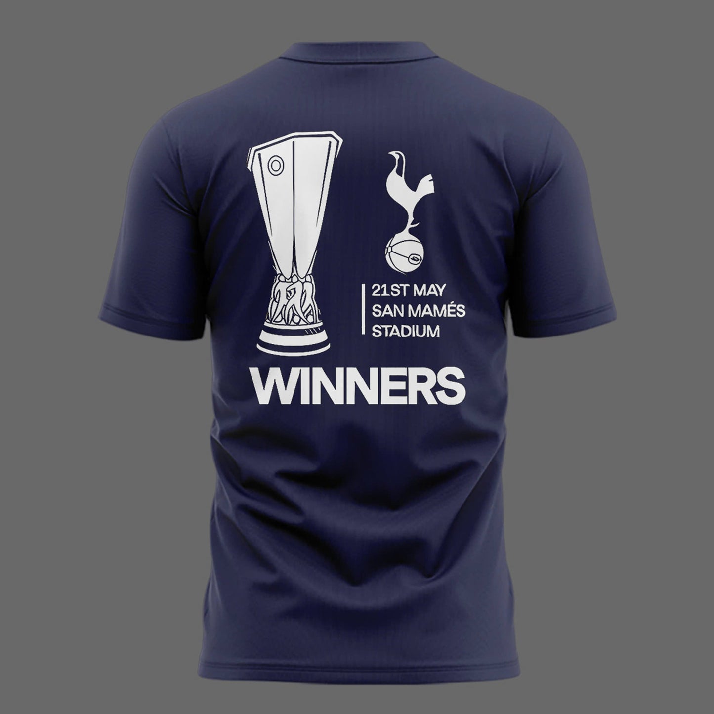 Special New Tottenham Hotspur Europa League 2025 Winners Navy T-Shirt
