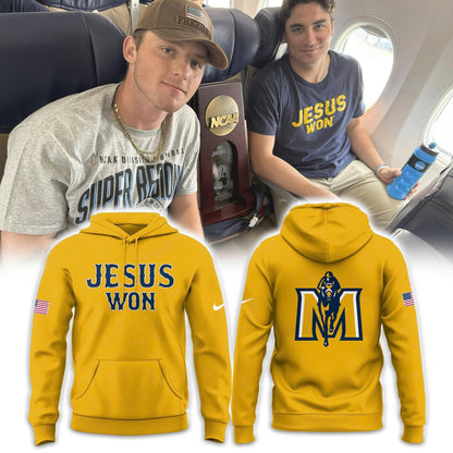 MS Baseball Jesus Won Combo Hoodie