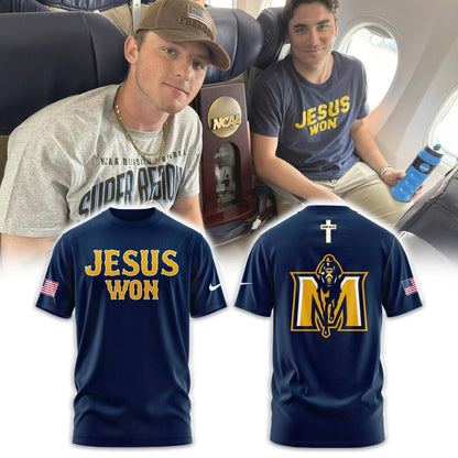 MS Baseball Jesus Won Combo Tshirt | Cap | Jogger