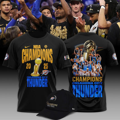 OKC THUNDER 2025 NBA CHAMPIONS T-Shirt