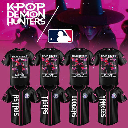 MLB x KPop Demon Hunters Saja Boys Jersey Editions Limited 2025