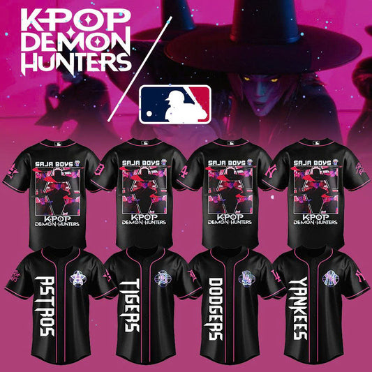 MLB x KPop Demon Hunters Saja Boys Jersey Editions Limited 2025