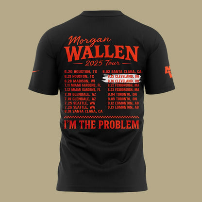 Exclusive Morgan Wallen x Cleveland Browns T-Shirt 2025 For Fans!