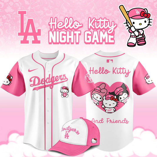Los Angeles Dodgers MLB x Hello Kitty Night Game Limited Edition Jersey 2025