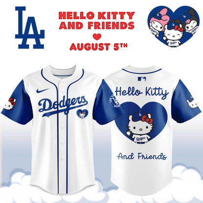 Los Angeles Dodgers MLB x Hello Kitty Night Game Limited Edition Jersey 2025