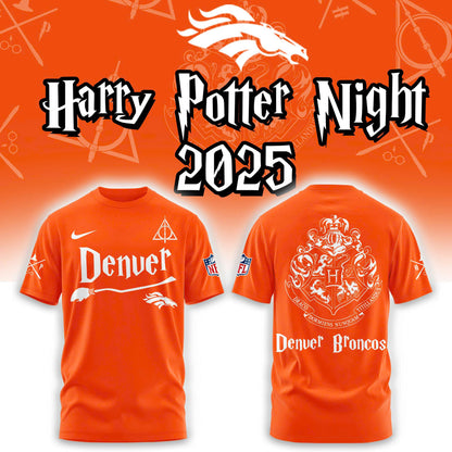 Denver Broncos Harry Potter 2025 Combo Tshirt