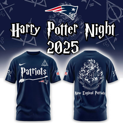 New England Patriots Harry Potter 2025 Combo Tshirt