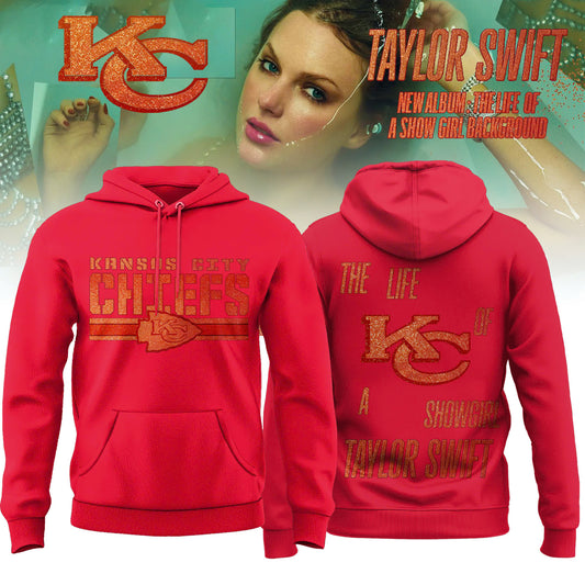 Kansas City Chiefs x Taylor Swift “Orange Era” Limited Editions 2025 Hoodie