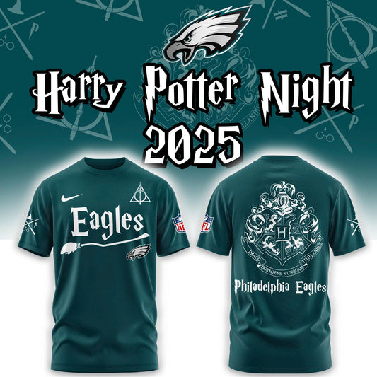 Philadelphia Eagles Harry Potter 2025 Combo Tshirt