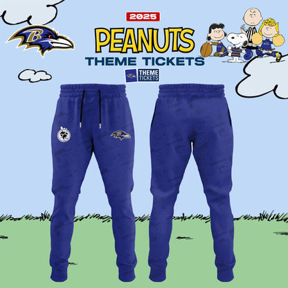 Baltimore Ravens x Peanuts Limited Editions 2025 Hoodie