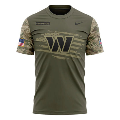 limited edition Veterans Day t-shirt from the Washington Commanders
