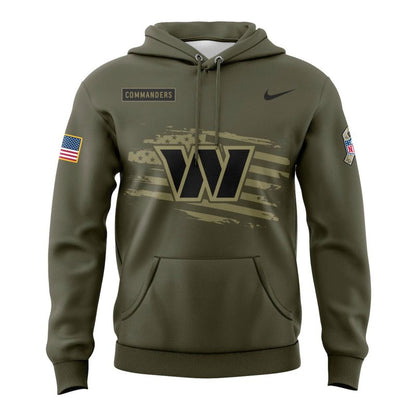 limited edition Veterans Day hoodie from the Washington Commanders