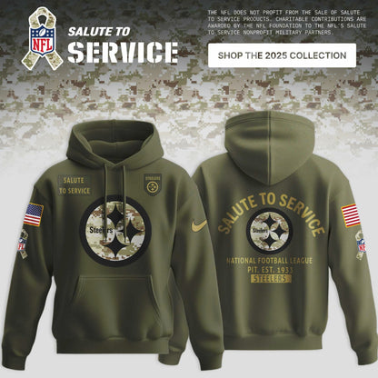 Pittsburgh Steelers 2025 NFL Salute to Service Limited Hoodie