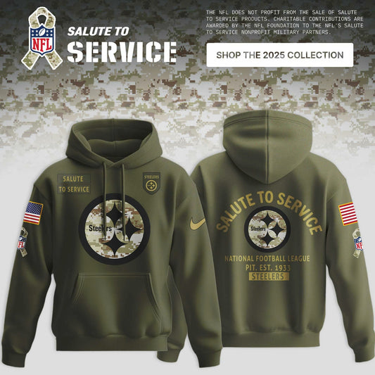Pittsburgh Steelers 2025 NFL Salute to Service Limited Hoodie