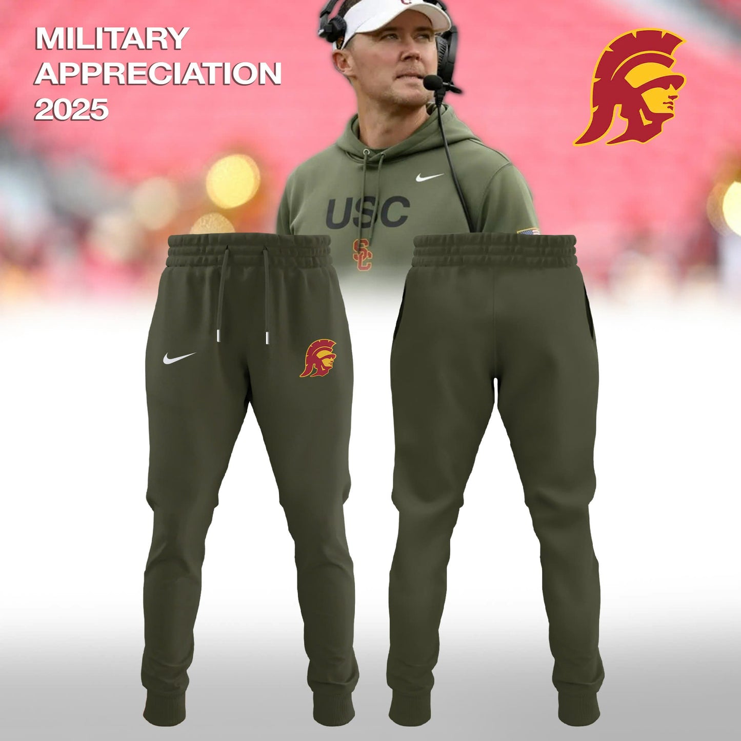 USC Trojans Military Appreciation 2025 Special Hoodie