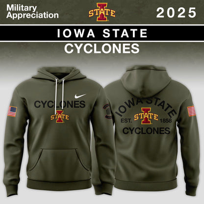 Flash ⚡️ Sale! Big 12 Conference Teams 2025 Military Appreciation Limited Edition Hoodie