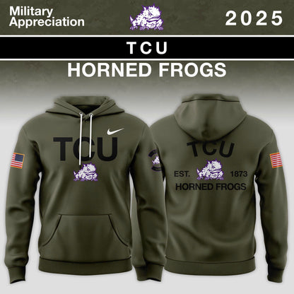 Flash ⚡️ Sale! Big 12 Conference Teams 2025 Military Appreciation Limited Edition Hoodie