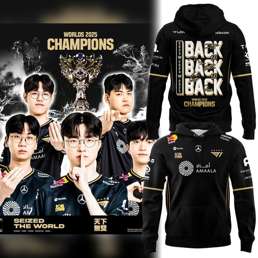 2025 Limited Edition World Champions Combo Hoodie T1 LoL