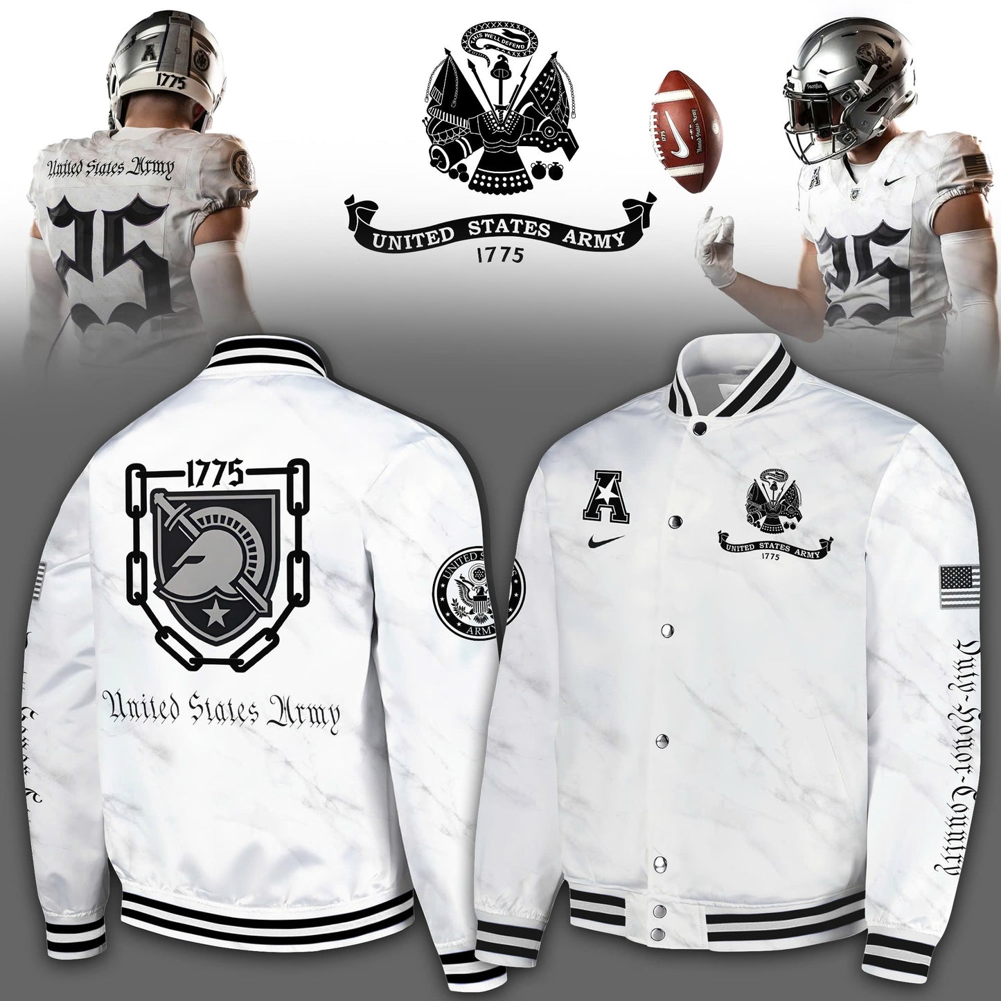 Army Black Knights Army 250 Collection Limited Edition Bomber Jacket