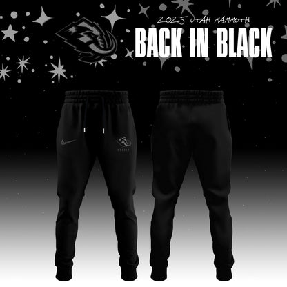Utah Mammoth x Back In Black 2025 Special Edition Combo Hoodie
