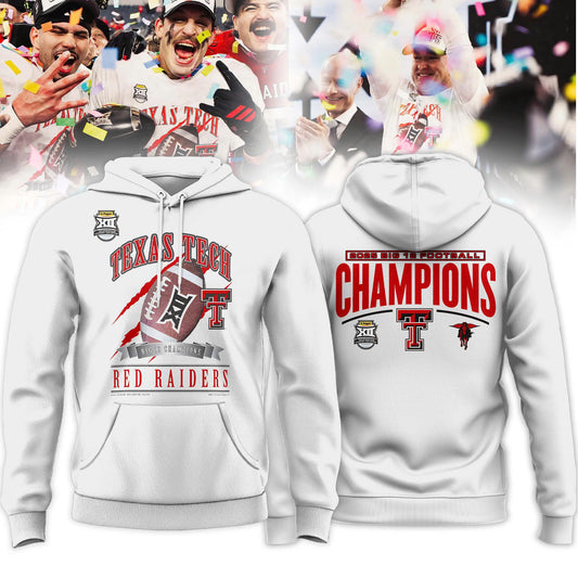 Texas Tech Red Raiders 2025 CHAMPIONS Big12 Football Combo Hoodie