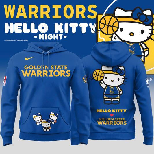 Golden State Warriors x Hello Kitty Night 2026 Special Edition Hoodie