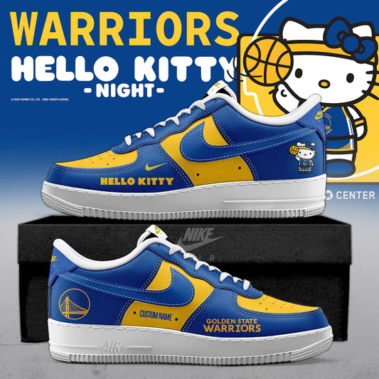 Golden State Warriors x Hello Kitty Night 2026 Special Edition AF1 Sneakers
