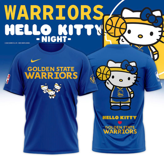 Special New Edtion Golden State Warriors x Hello Kitty 2026 Tshirt