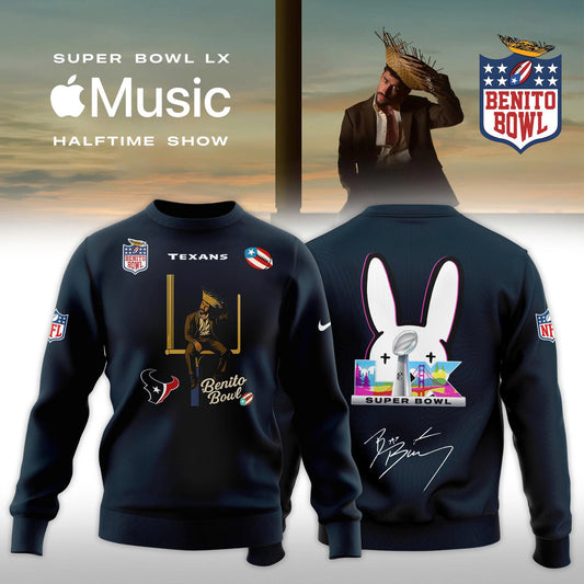 Houston Texans x Bad Bunny Super Bowl LX The Halftime Show Special Edition Sweatshirt