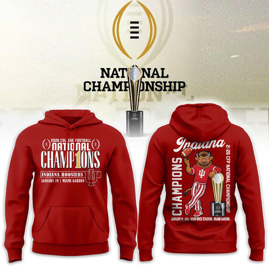 Indiana Hoosiers National Champions 2025/26 Hoodie
