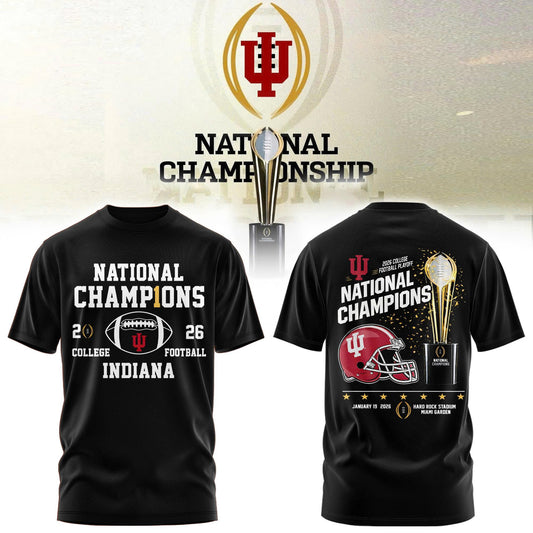 Indiana Hoosiers National Champions 2025/26 T-Shirt