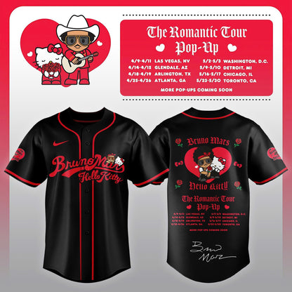 Bruno Mars x Hello Kitty "The Romantic Tour" Jersey
