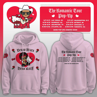 Bruno Mars x Hello Kitty "The Romantic Tour" Hoodie
