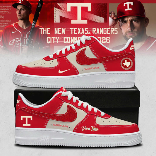 Texas Rangers City Connect 2026 Limited Edition AF1 Sneakers