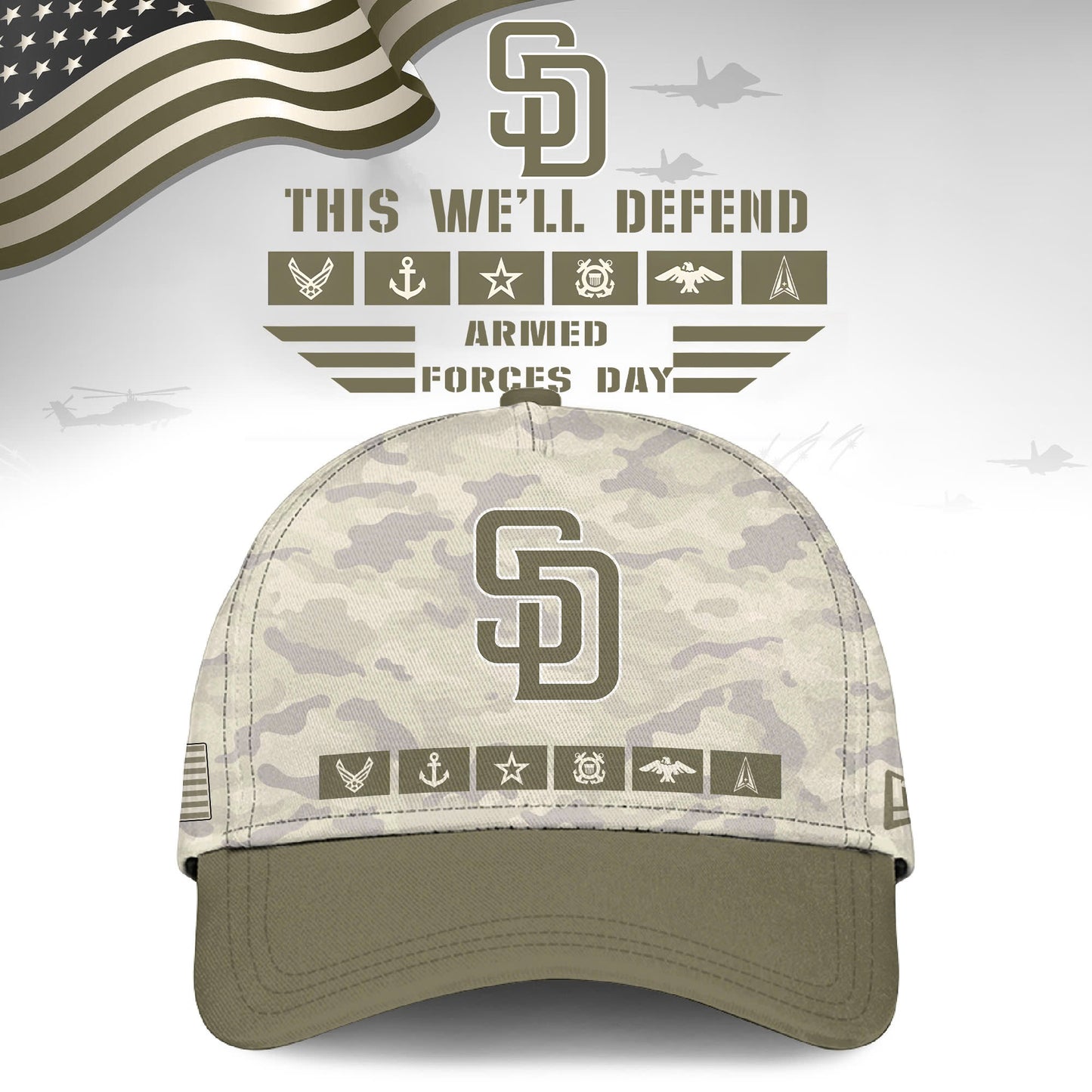 All Team MLB 2026 Armed Forces Day Limited Edition Jersey