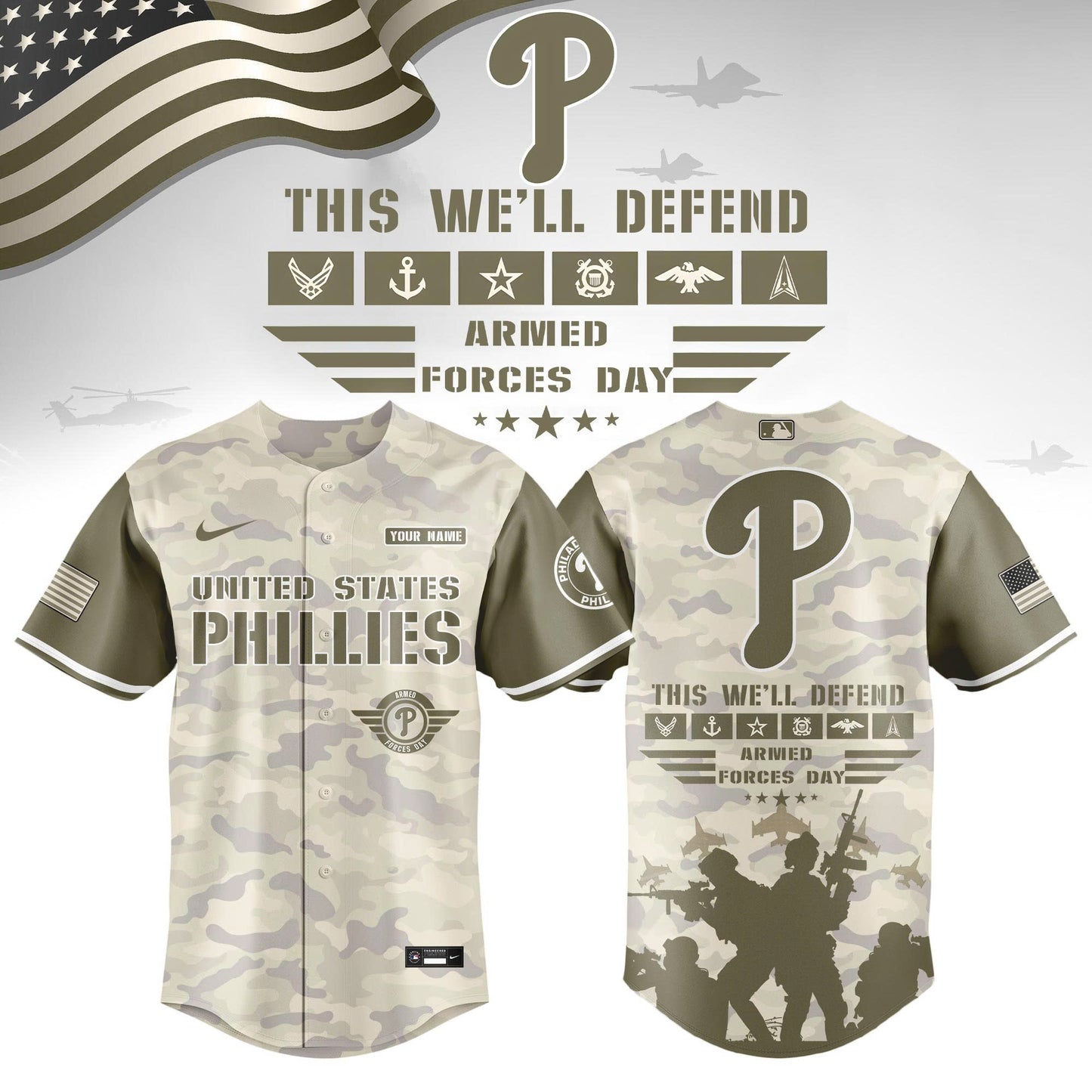All Team MLB 2026 Armed Forces Day Limited Edition Jersey