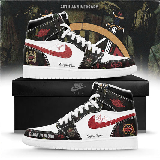 SLAYER Reign in Blood 40th Anniversary Limited Edition JD1 Shoes