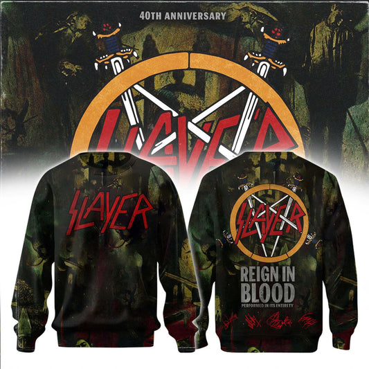SLAYER Reign in Blood Anniversary 2026 Limited Edition Sweatshirt