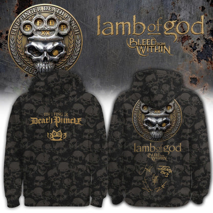 Five Finger Death Punch 20TH ANNIVERSARY WORLD TOUR 2026 Limited Edition Hoodie