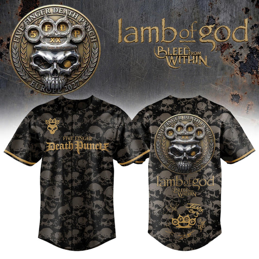 Five Finger Death Punch 20TH ANNIVERSARY WORLD TOUR 2026 Limited Edition Jersey