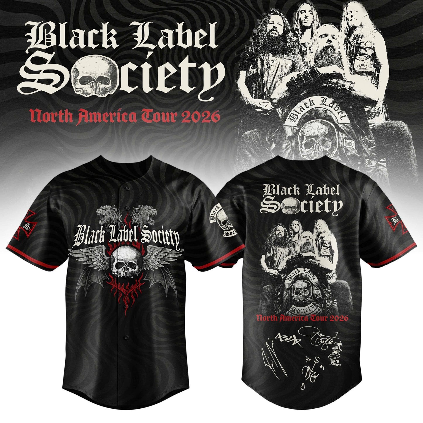 Black Label Society Engines of Demolitions 2026 Limited Edition Jersey