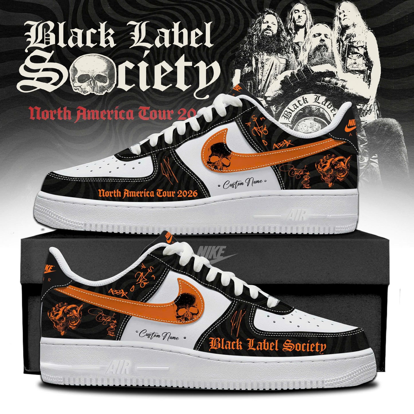 Black Label Society Engines of Demolitions 2026 Limited Edition JD1 Shoes