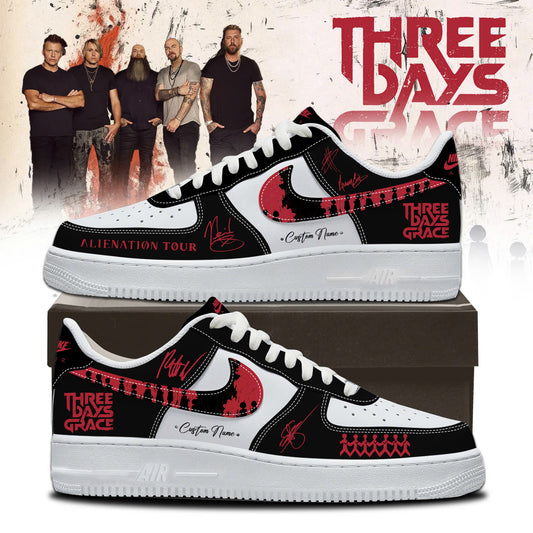 Three Days Grace Alienation Tour 2026 Limited Edition AF1 Sneakers