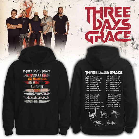 Three Days Grace Alienation Tour 2026 Limited Edition Hoodie