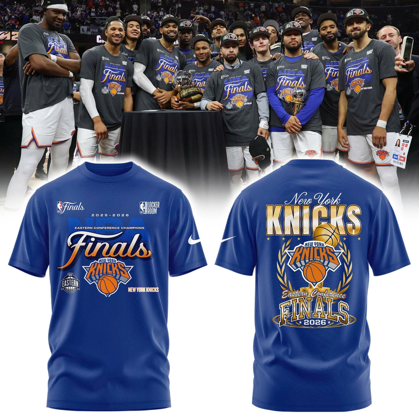 New York Knicks 2026 Eastern Conference Champions T-shirt